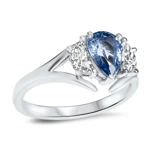 Wyatt-Jewellery-bespoke-sapphire-pear-shape-diamond-three-stone-ring-10