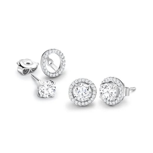 Wyatt-jewellery-bespoke-diamond-platinum-solitaire-stud-earrings-pave-halos-gift-present-anniversary-birthday-Christmas-birthday